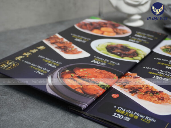 In Menu Chuyên Nghiệp Số 1 Việt Nam |  Nhà Hàng, Cafe, Spa - Hình ảnh 7