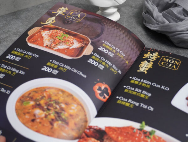 In Menu Bìa Cứng Chất Lượng Cho Nhà Hàng, Quán Cafe - Hình ảnh 5