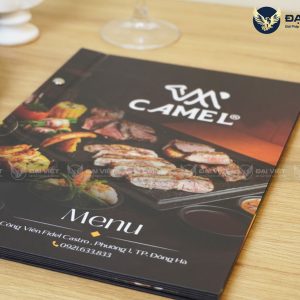 in menu nhựa