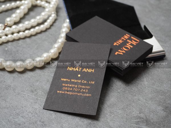 in card ép nhũ