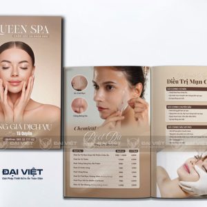 menu spa design