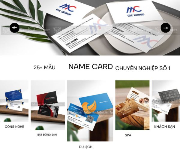 MẪU CARD VISIT