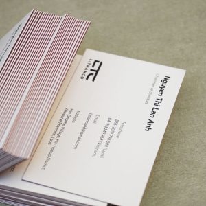 in name card giấy mỹ thuật