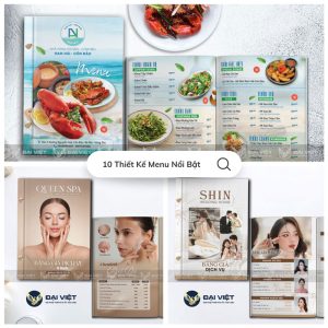 thiêt kế menu