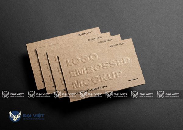 In Name Card Dập Nổi Cao Cấp - Hình ảnh 4