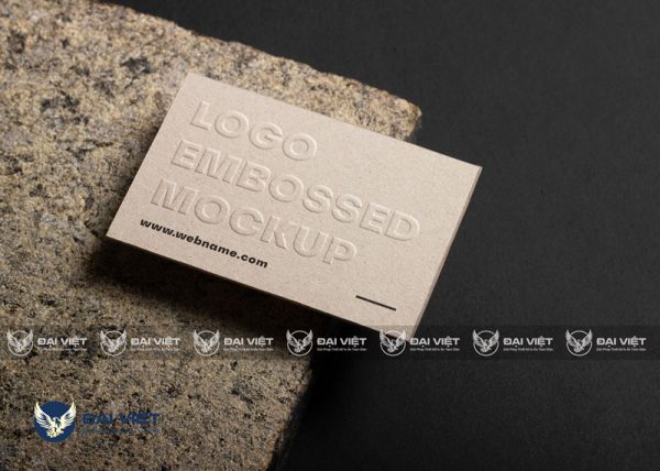 In Name Card Dập Nổi Cao Cấp - Hình ảnh 2