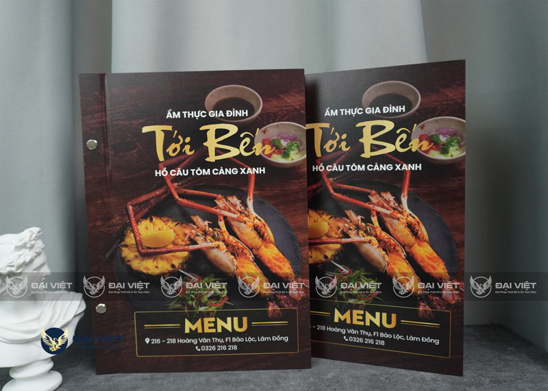 In Menu Đẹp, Chuyên Nghiệp Cao, In Nhanh Lấy Ngay TP HCM