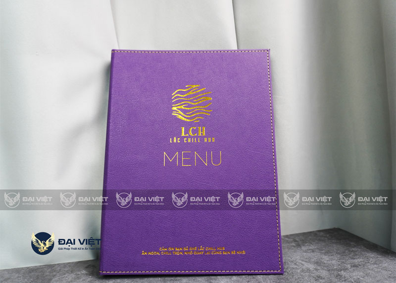 In Menu Đẹp, Chuyên Nghiệp Cao, In Nhanh Lấy Ngay TP HCM