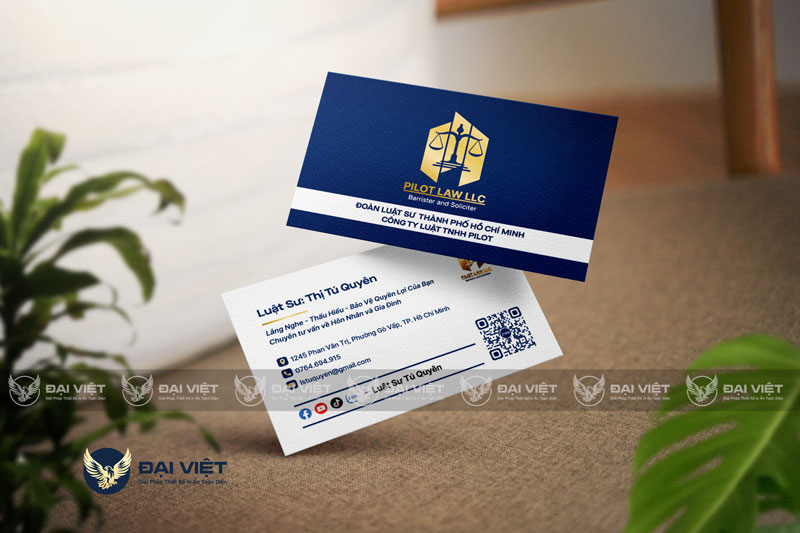 in card visit lay lien