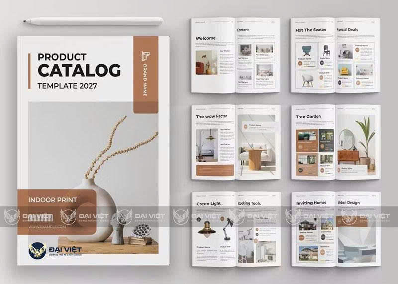 In catalogue chất lượng cao tại xưởng Đại Việt
